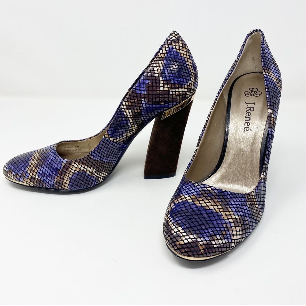 J.RENEE RATTLE SNAKE PRINT PUMP 9 - Picture 13 of 13